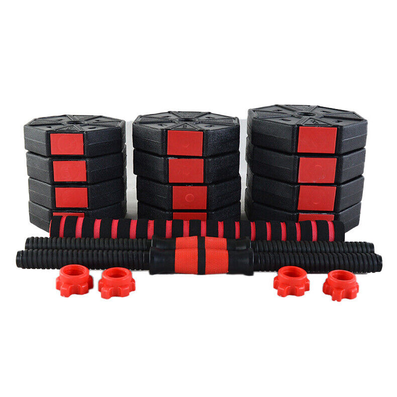 Exersci Premium Adjustable Dumbbell & Barbell Set - 20Kg/30Kg/40Kg for Ultimate Home Workouts
