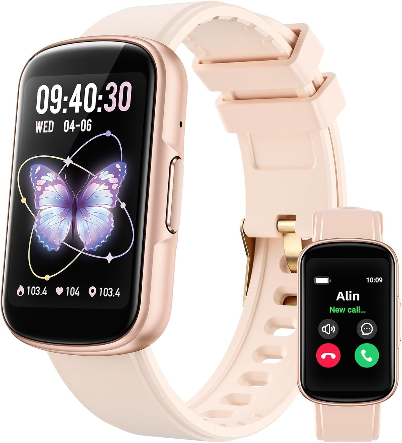 Fitness Tracker Answer/Make Calls, 1.57" Fitness Watch with 24/7 Heart Rate, Sleep Tracker, IP68 Smartwatch for Men Women with 110+ Sports, Step Counter, Calories, Activity Trakcer