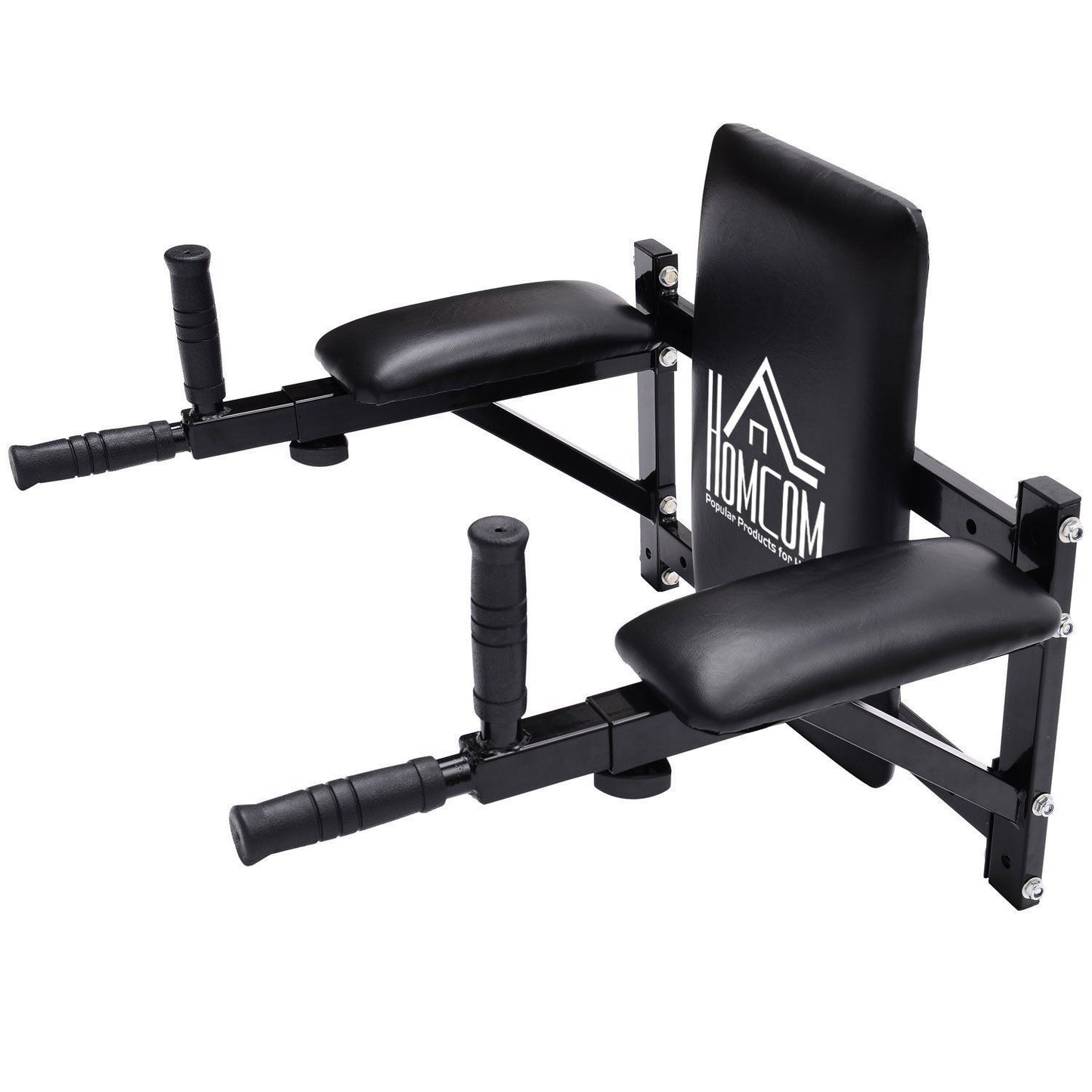 Wall Mounted Pull up Chinning Triceps Knee Leg Abs Raise Bars Rack Dip Station