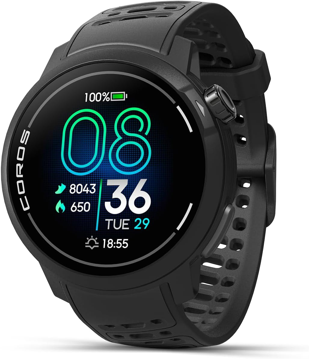 PACE Pro GPS Sport Watch, 1.3-Inch AMOLED Touchscreen, Fastest in Class Processor, 20 Days Battery Life, Navigation with Global Offline Maps, Sleep Tracking, Running, Cycling, Swimming (Gray)