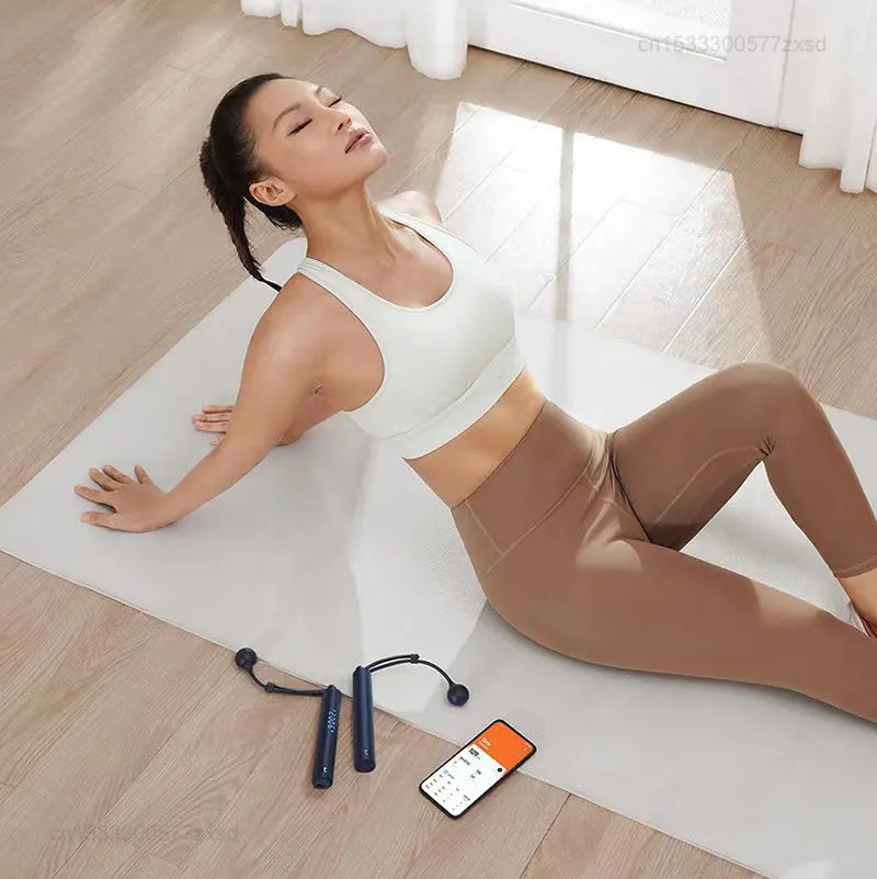 Xiaomi Mijia Smart Skipping Jump Rope Digital Counter App Control Calorie Calculation for Jump Rope Fitness Home Sport Equipment