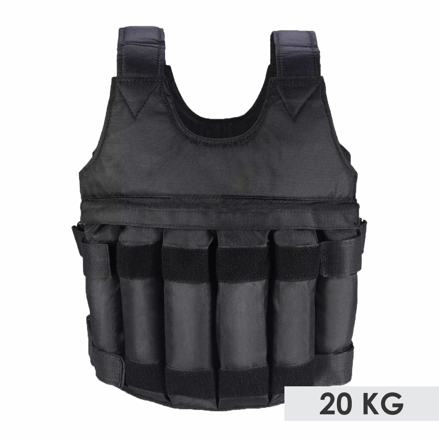Adjustable Weighted Vest for Gym, Running & Fitness - 5-20 Kg Weight Loss Jacket UK
