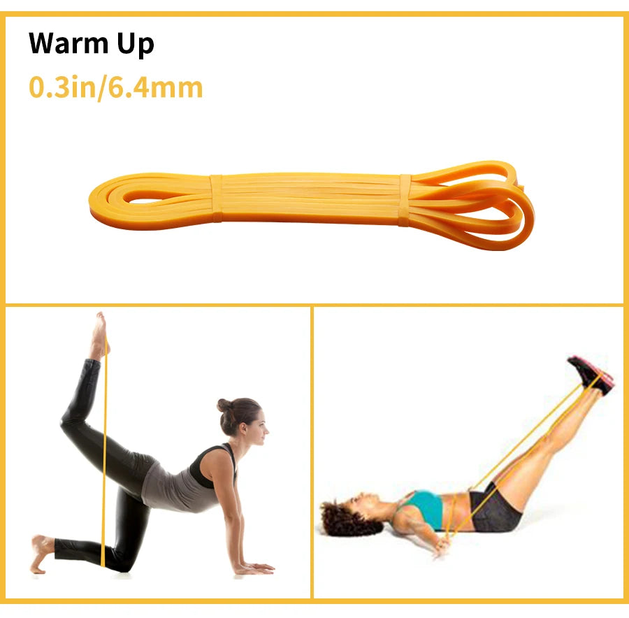 Heavy Duty Latex Resistance Band Exercise Elastic Band for Sport Strength Pull up Assist Band Workout Pilates Fitness Equipment