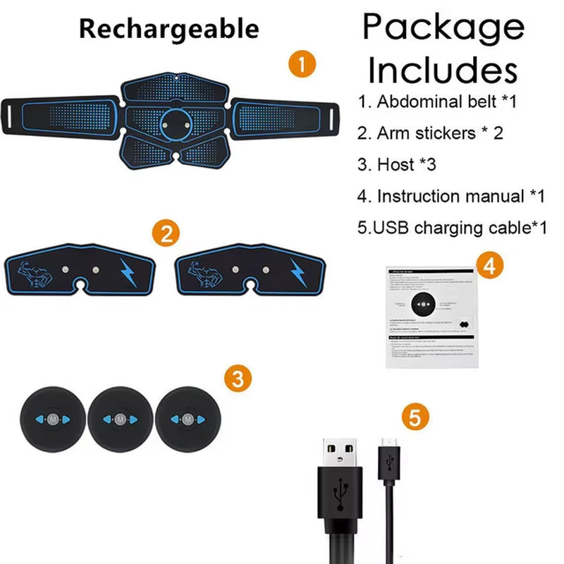 Muscle Stimulator ABS Hip Trainer EMS Abdominal Belt Electrostimulator Muscular Exercise Home Gym Equipment Electrostimulation