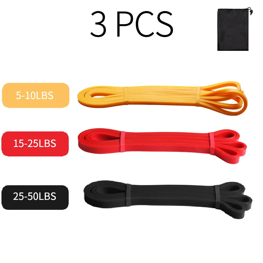 Heavy Duty Latex Resistance Band Exercise Elastic Band for Sport Strength Pull up Assist Band Workout Pilates Fitness Equipment