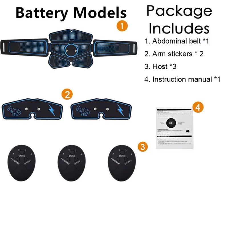 Muscle Stimulator ABS Hip Trainer EMS Abdominal Belt Electrostimulator Muscular Exercise Home Gym Equipment Electrostimulation