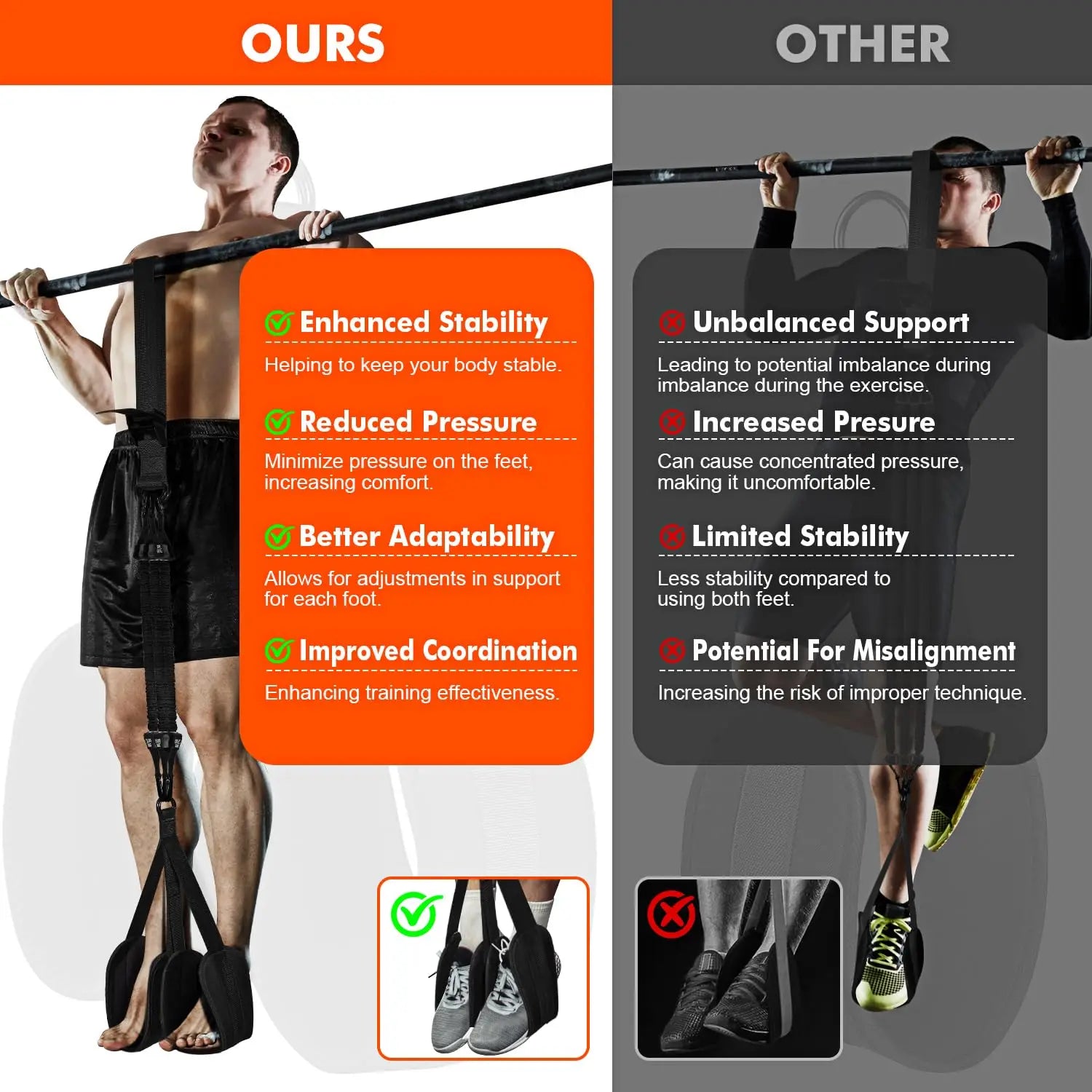 Assisted Belt Pull up Bands 75-300 LBS Multifunctional Assist Belt Strength Training Fitness Tools High Intensity Pull up Band
