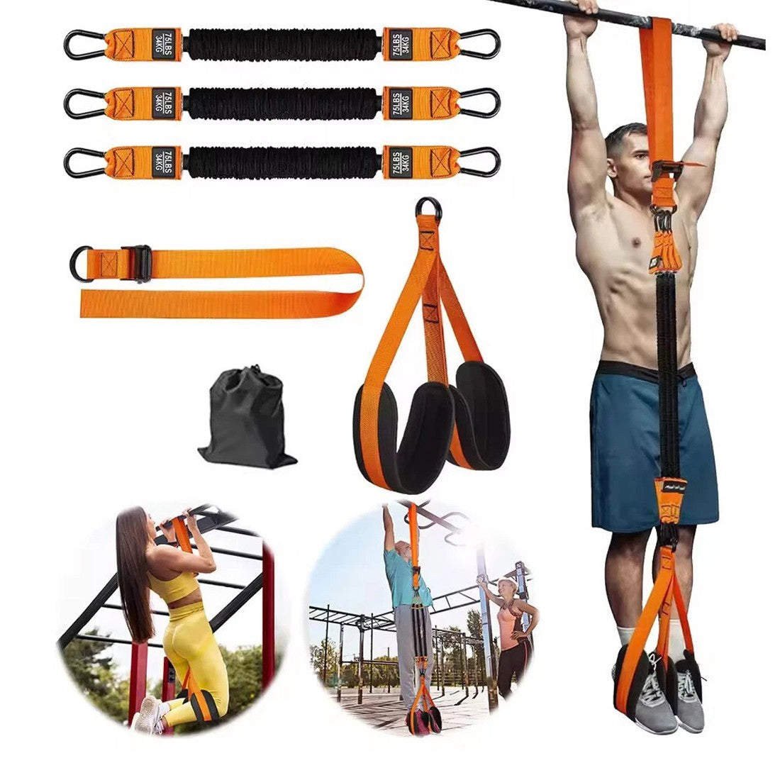 Heavy Duty Pull up Assistance Bands Adjustable Pull up Bands Set for Training UK