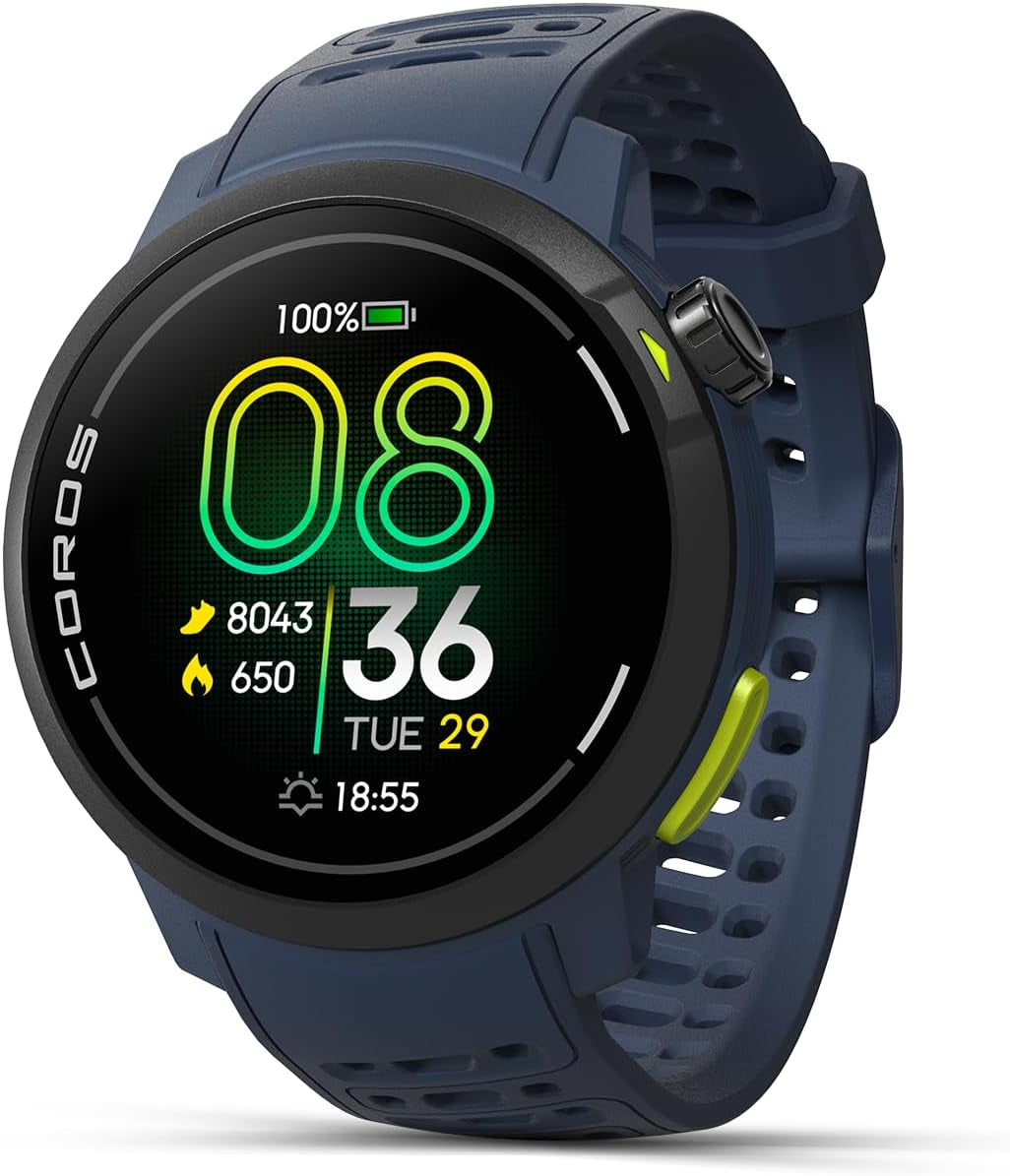 PACE Pro GPS Sport Watch, 1.3-Inch AMOLED Touchscreen, Fastest in Class Processor, 20 Days Battery Life, Navigation with Global Offline Maps, Sleep Tracking, Running, Cycling, Swimming (Gray)