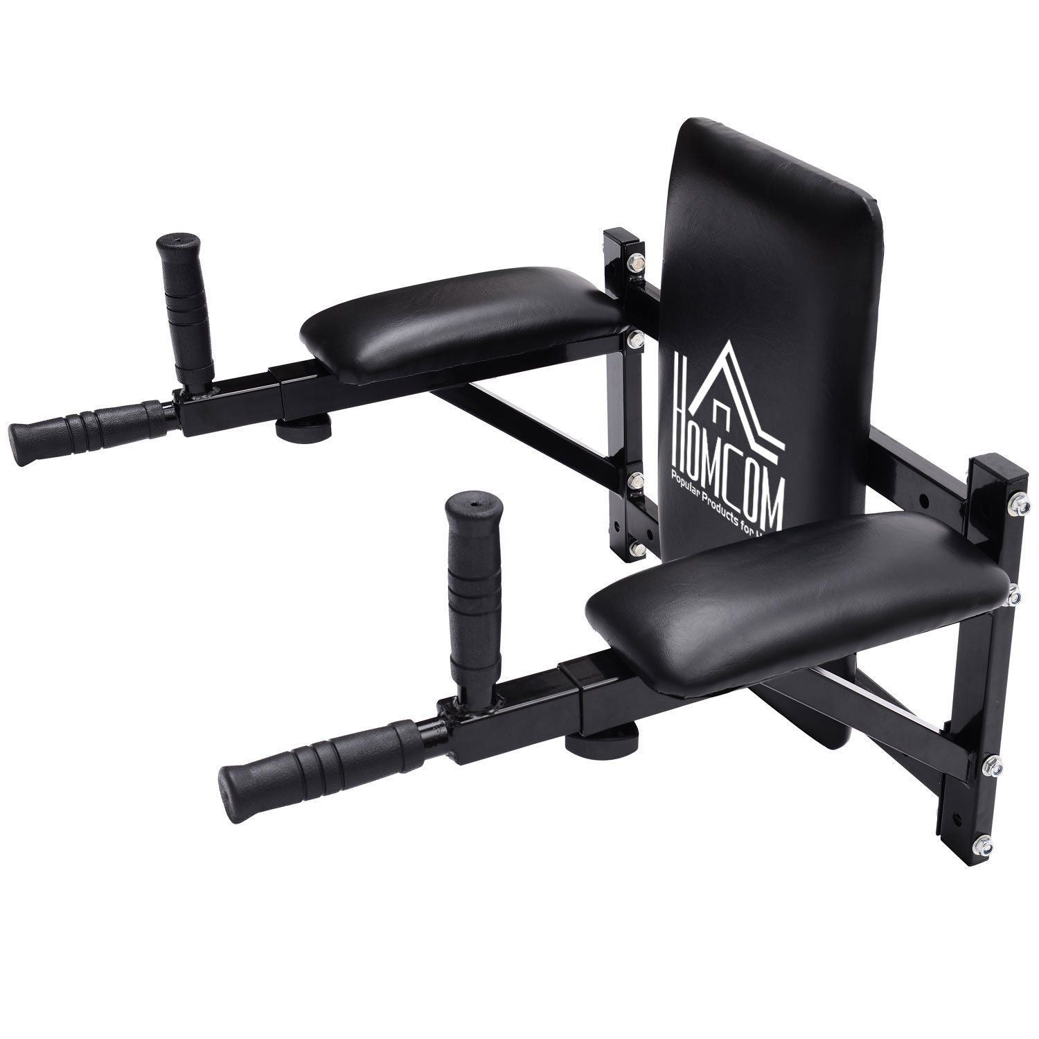 Wall Mounted Pull up Chinning Triceps Knee Leg Abs Raise Bars Rack Dip Station