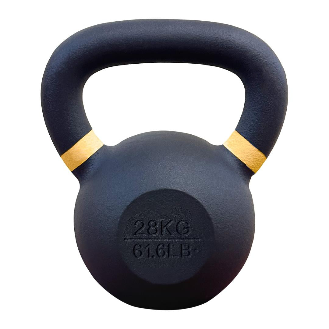 Versatile 2-28Kg Neoprene Coated Cast Iron Kettlebells for Ultimate Fitness Training