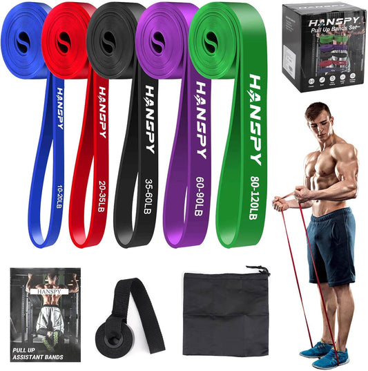 Resistance Bands Set 3 Levels Exercise Fitness Band for Working Out Pull up Band