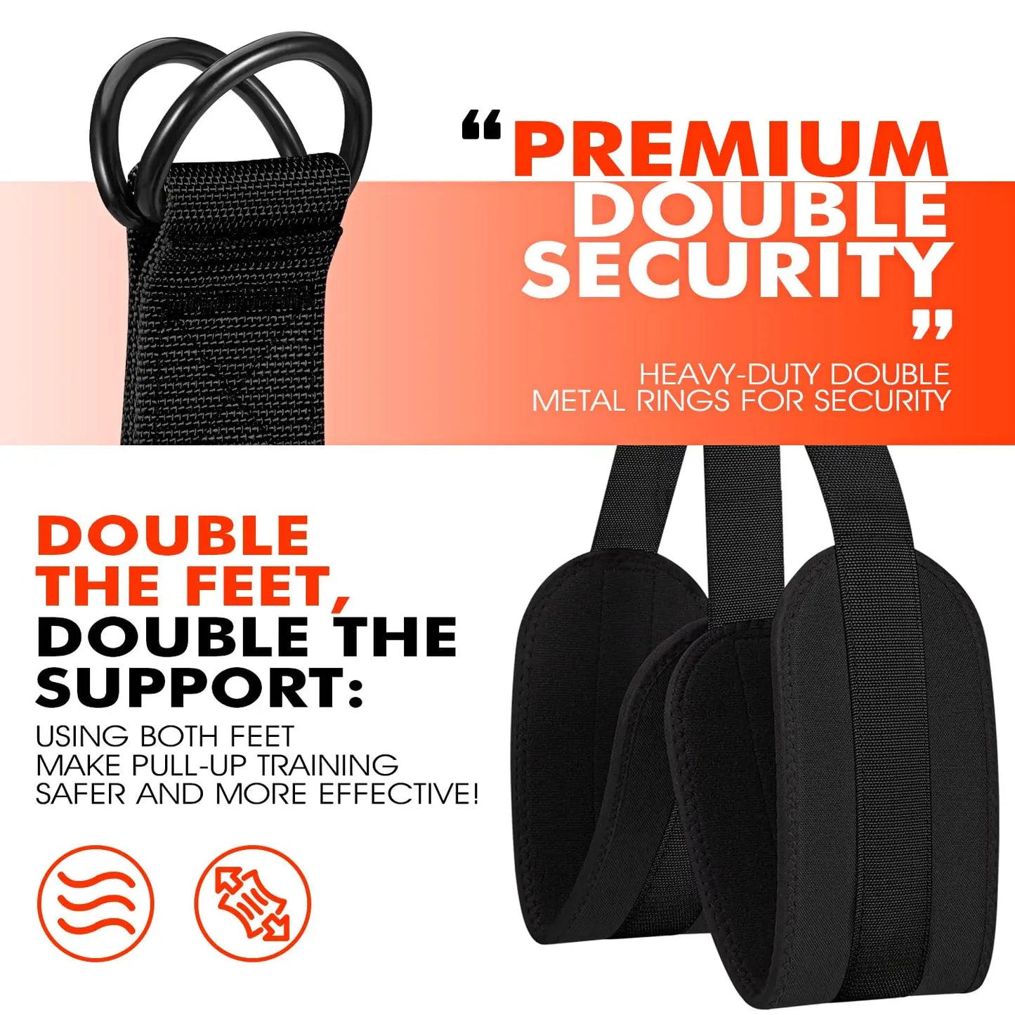 Assisted Belt Pull up Bands 75-300 LBS Multifunctional Assist Belt Strength Training Fitness Tools High Intensity Pull up Band