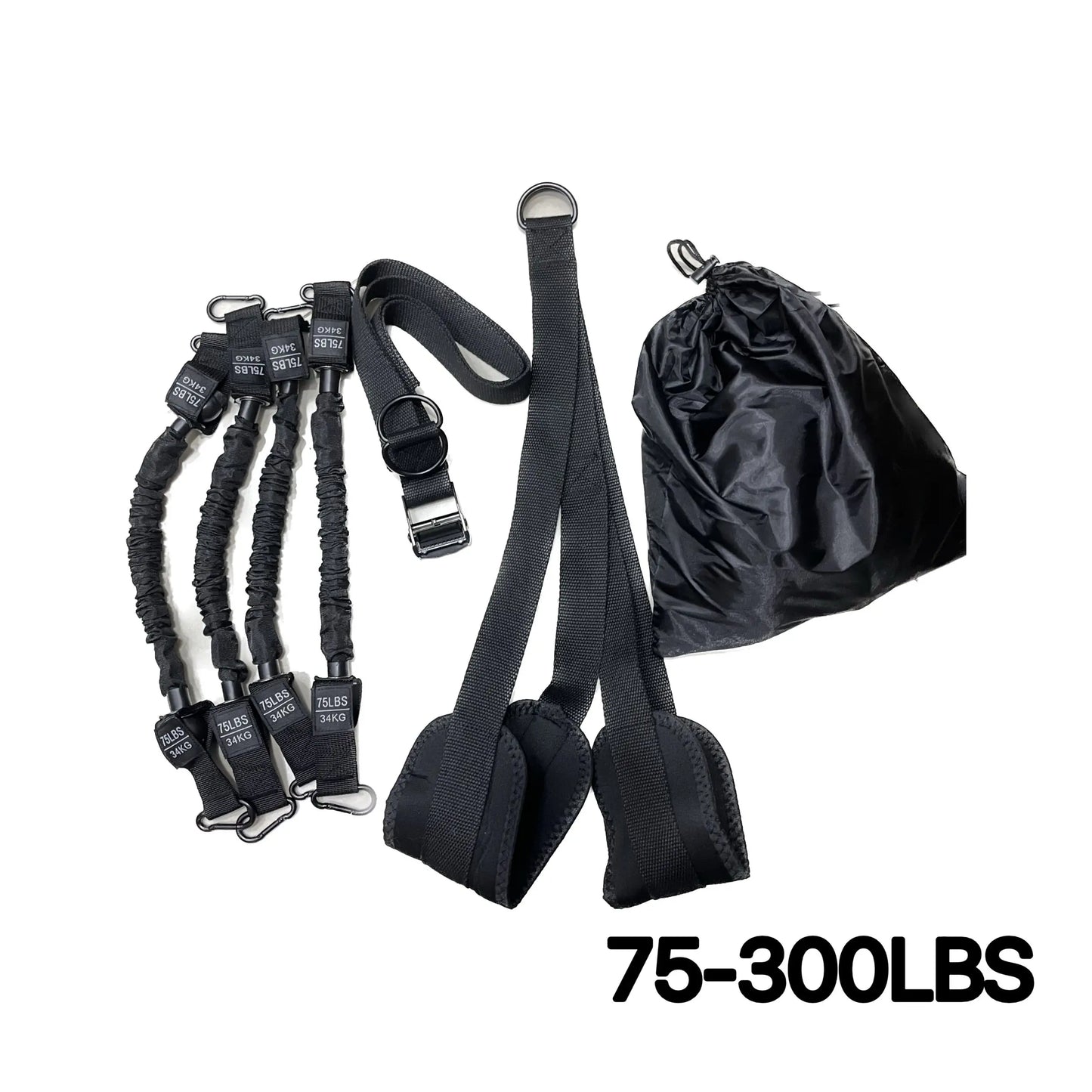 Assisted Belt Pull up Bands 75-300 LBS Multifunctional Assist Belt Strength Training Fitness Tools High Intensity Pull up Band