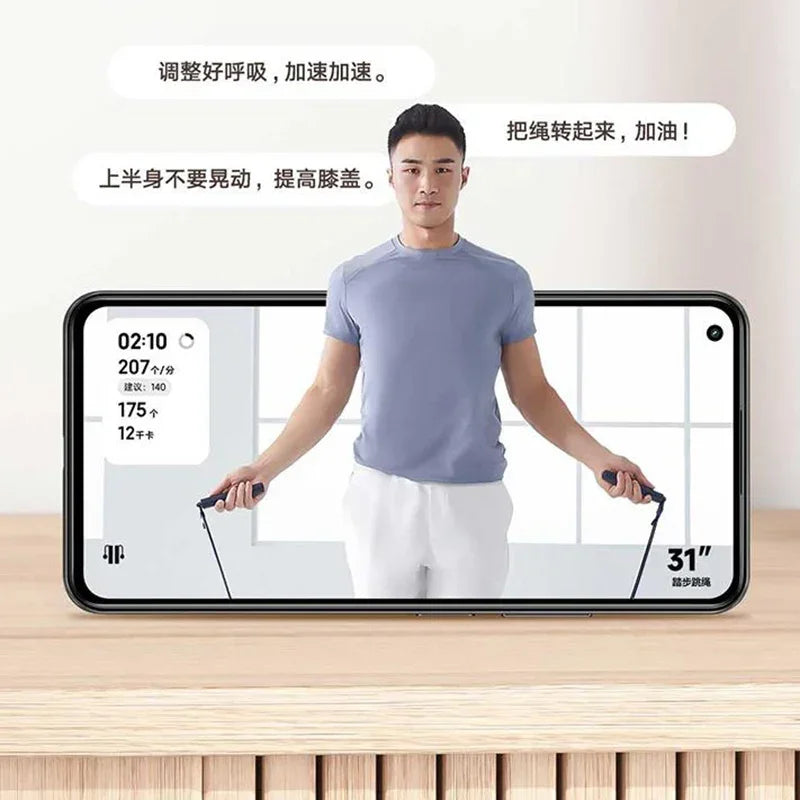 Miui Mijia Smart Skipping Jump Rope Counter With Xiaomi Fit App Adjustable Calorie Calculation Sport Fitness For Smart Life