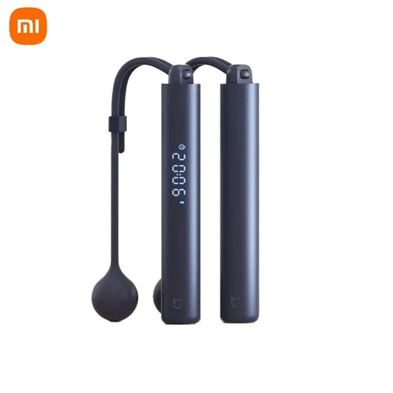 Miui Mijia Smart Skipping Jump Rope Counter With Xiaomi Fit App Adjustable Calorie Calculation Sport Fitness For Smart Life