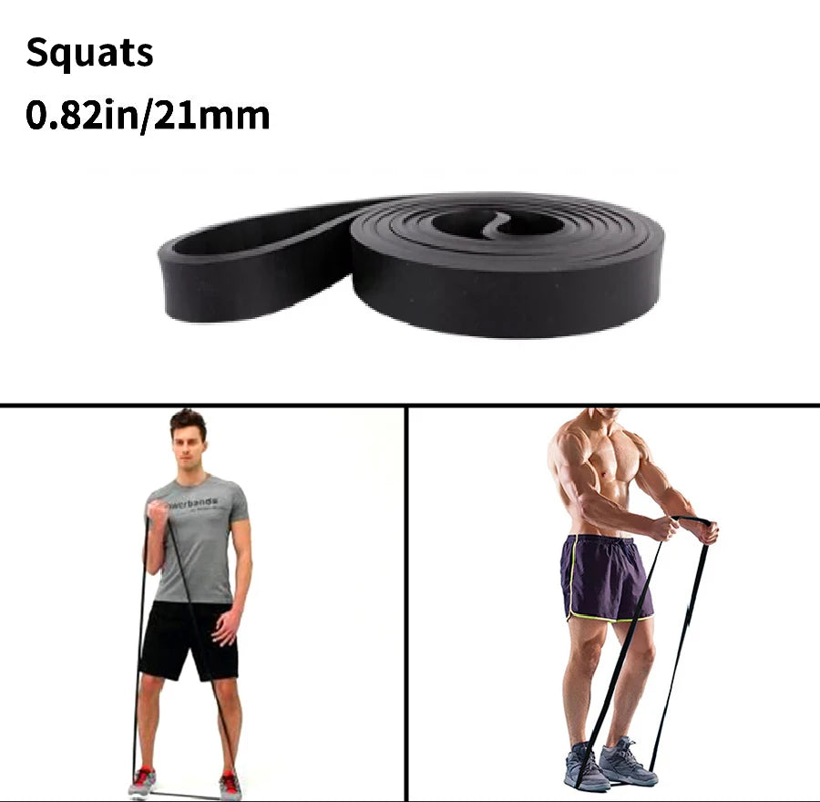 Heavy Duty Latex Resistance Band Exercise Elastic Band for Sport Strength Pull up Assist Band Workout Pilates Fitness Equipment
