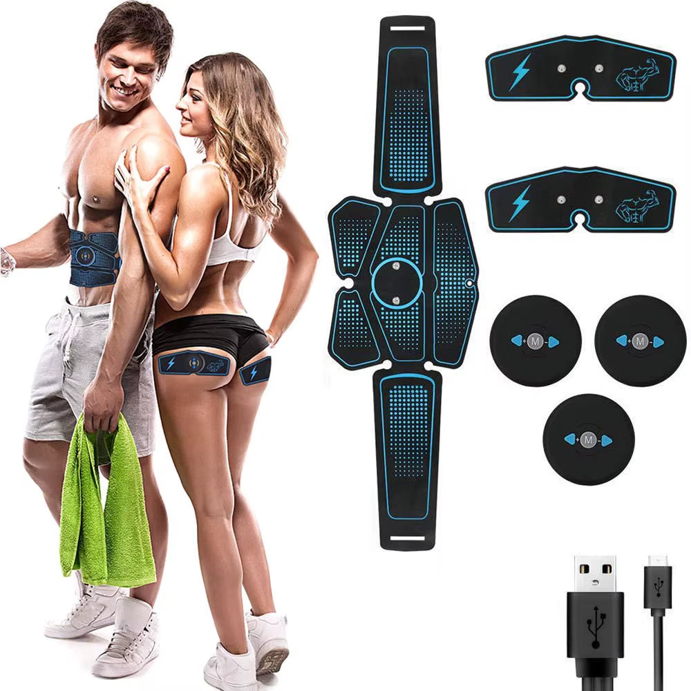 Muscle Stimulator ABS Hip Trainer EMS Abdominal Belt Electrostimulator Muscular Exercise Home Gym Equipment Electrostimulation