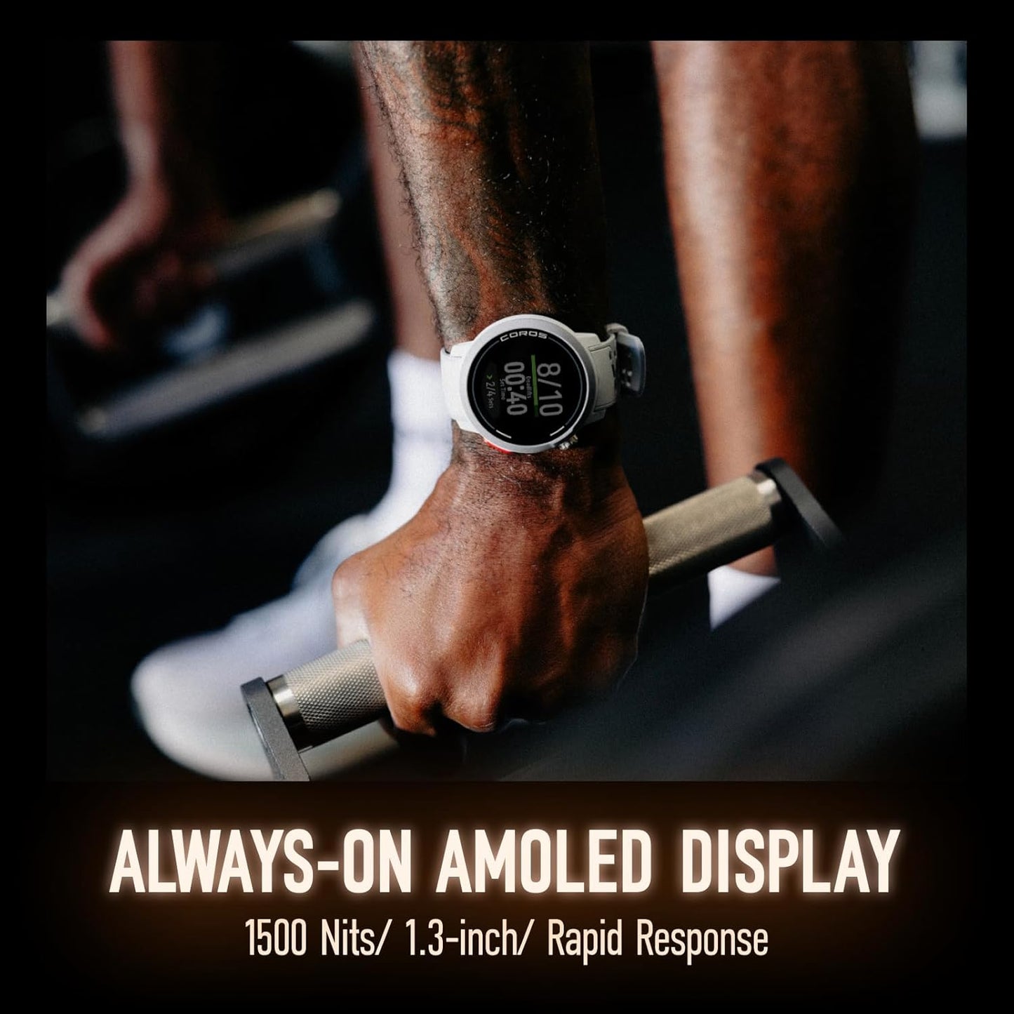 PACE Pro GPS Sport Watch, 1.3-Inch AMOLED Touchscreen, Fastest in Class Processor, 20 Days Battery Life, Navigation with Global Offline Maps, Sleep Tracking, Running, Cycling, Swimming (Gray)