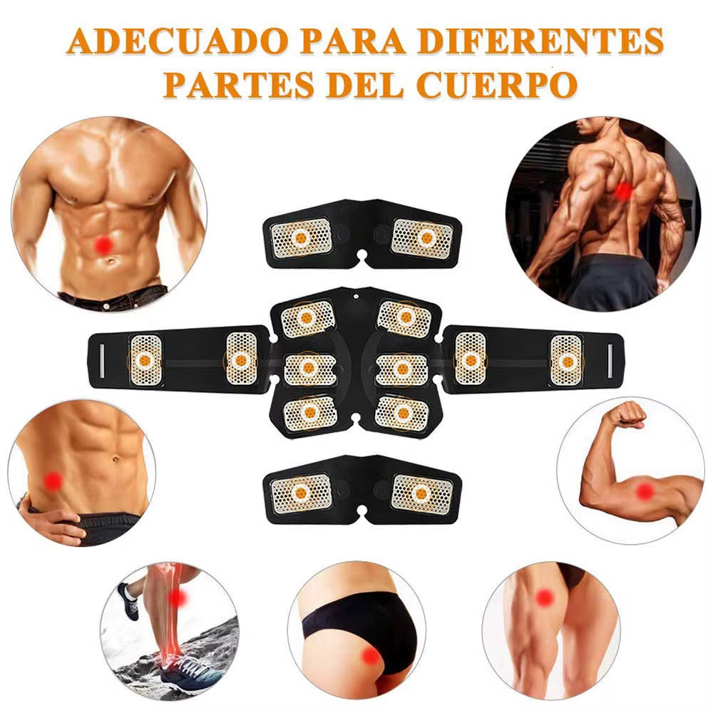 Muscle Stimulator ABS Hip Trainer EMS Abdominal Belt Electrostimulator Muscular Exercise Home Gym Equipment Electrostimulation