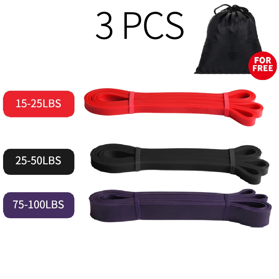 Heavy Duty Latex Resistance Band Exercise Elastic Band for Sport Strength Pull up Assist Band Workout Pilates Fitness Equipment