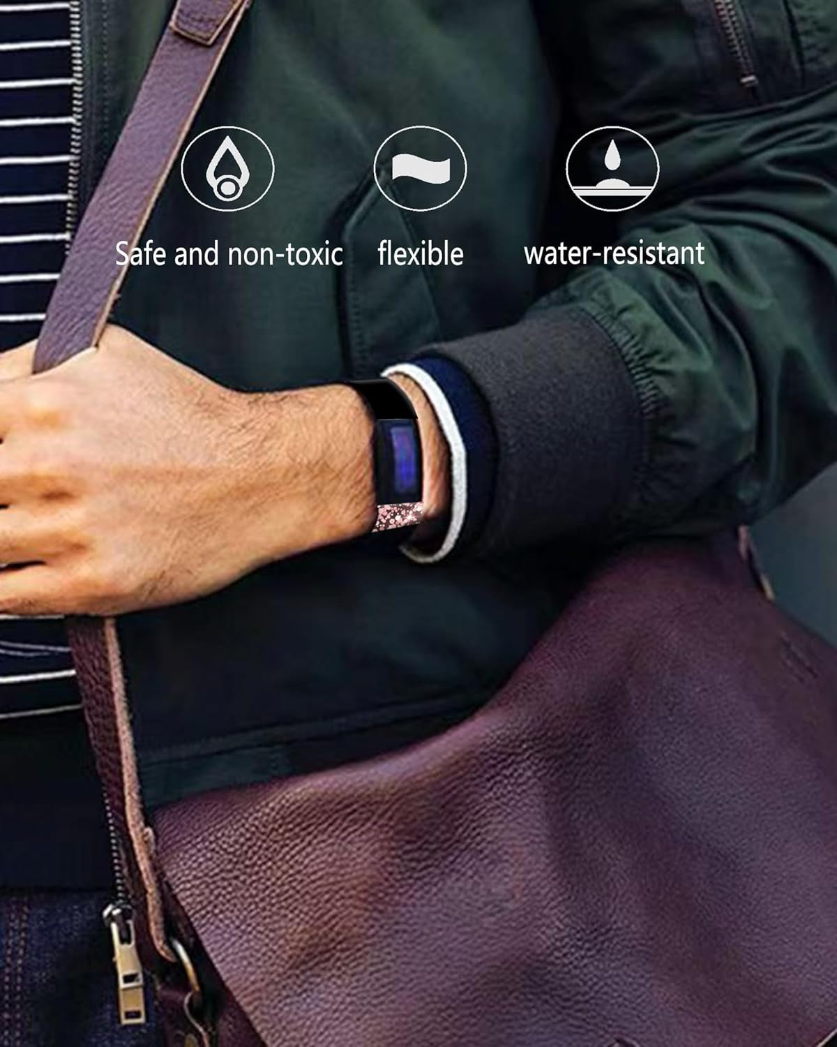 Bands Compatible with Charge 4 / Charge 3 / Charge 3 SE for Women Men, Soft Silicone Sport Replacement Band, Cute Wristbands Strap Fitness Sport Band